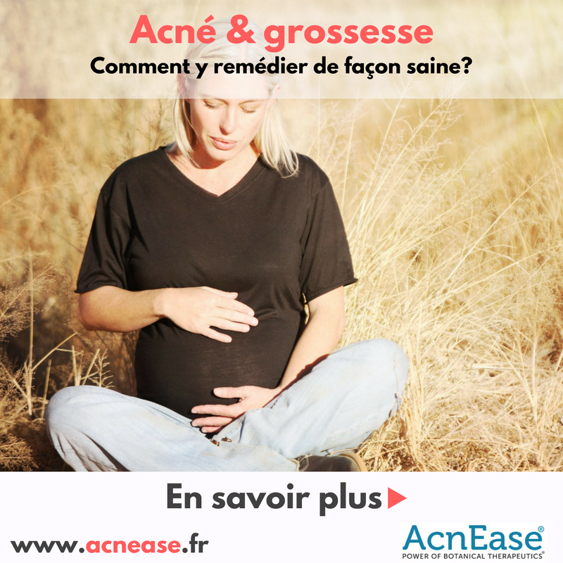 Acné & grossesse: comment y remédier de façon saine?