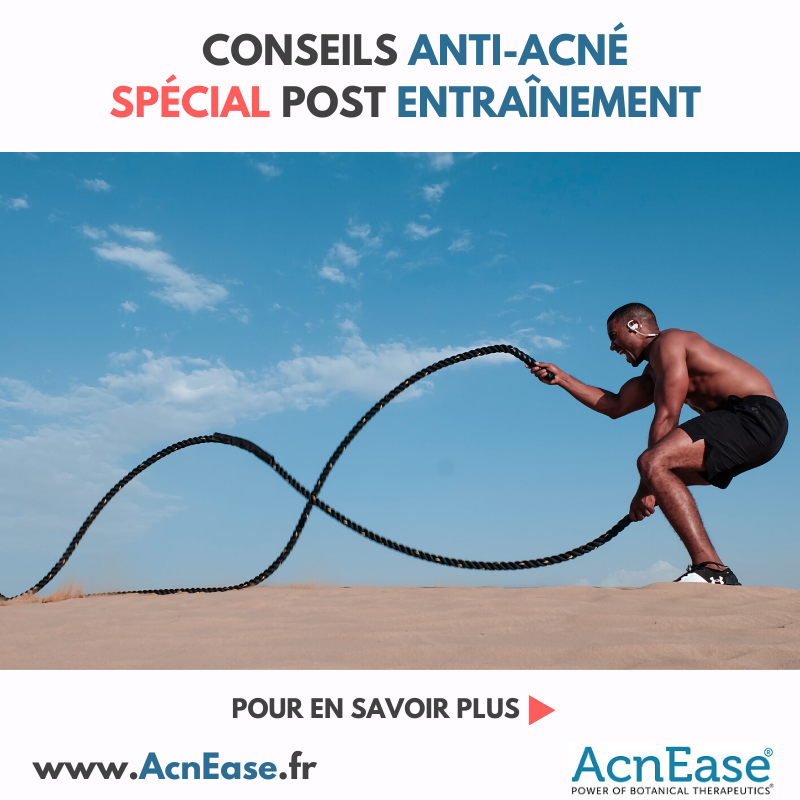 Conseils super simples pour sauver  votre peau de l'acné post-entraînement