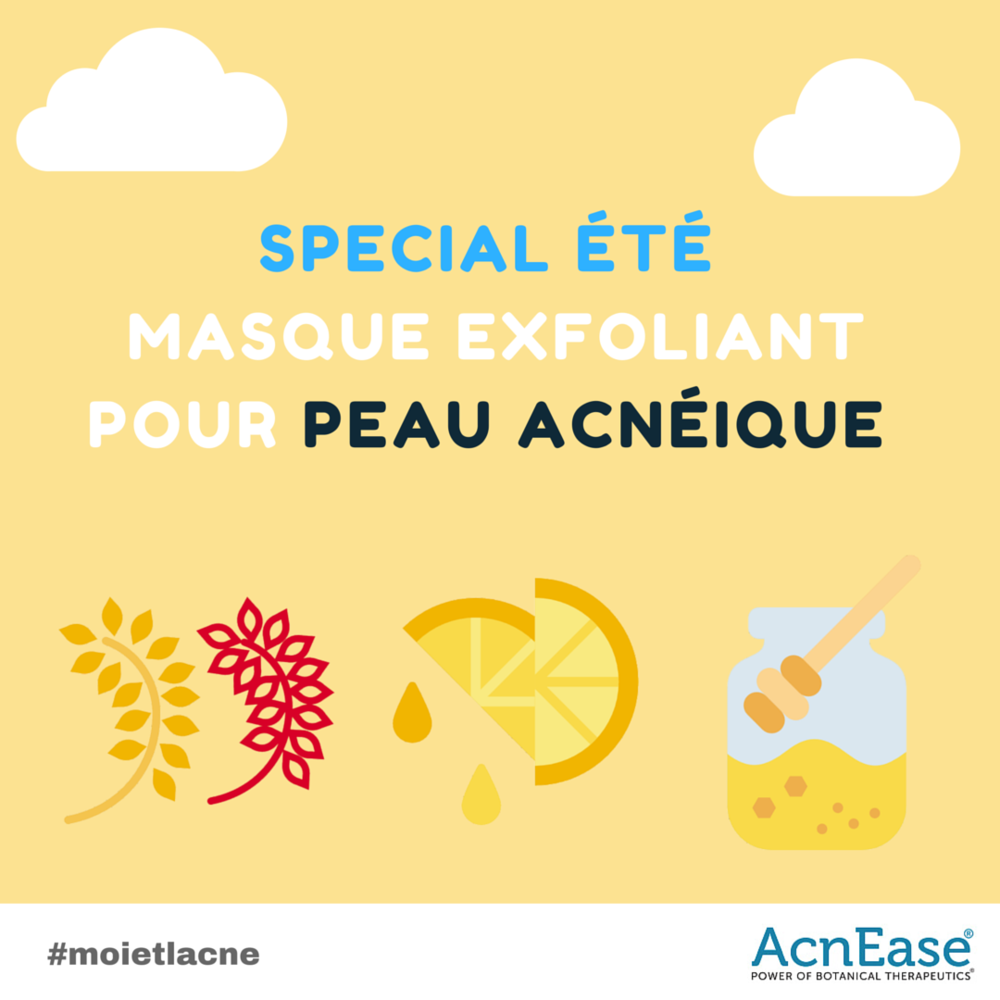 DIY Spécial été: Masque exfoliant pour les peaux à tendance acnéique