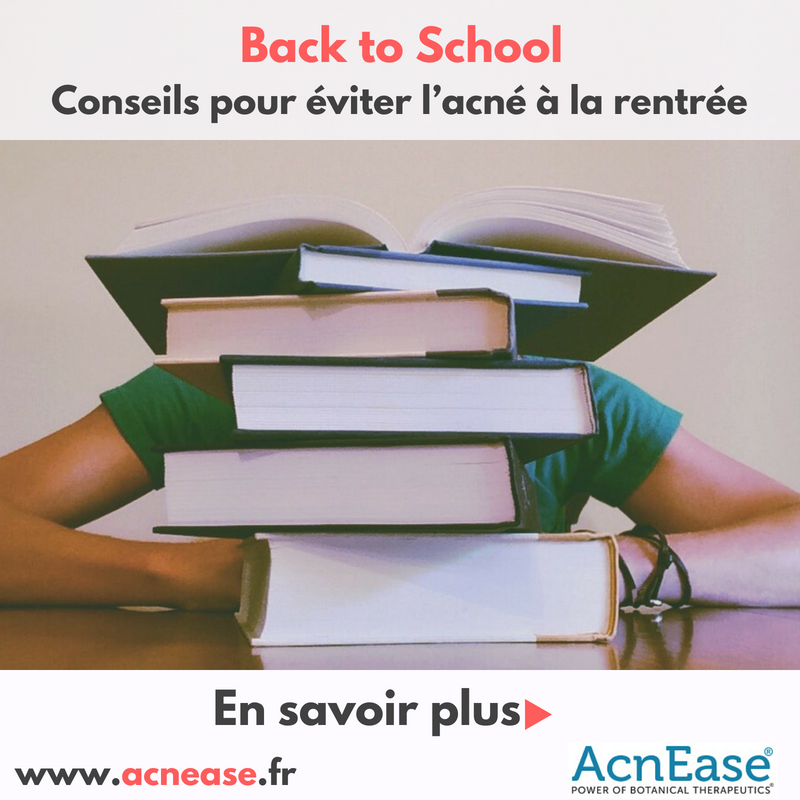 Conseils pour éviter l’acné à la rentrée