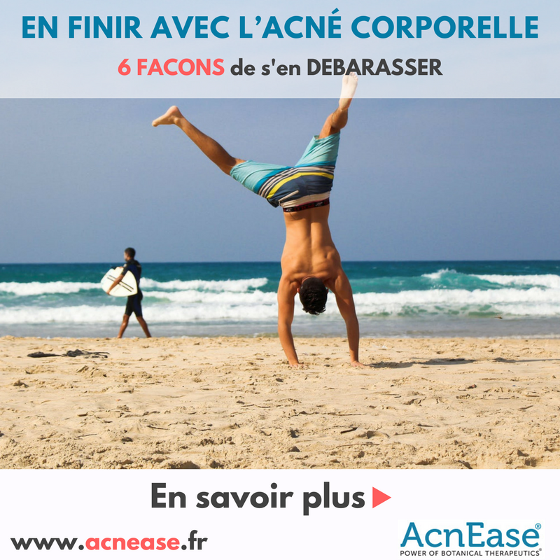 En finir avec l’acné corporelle